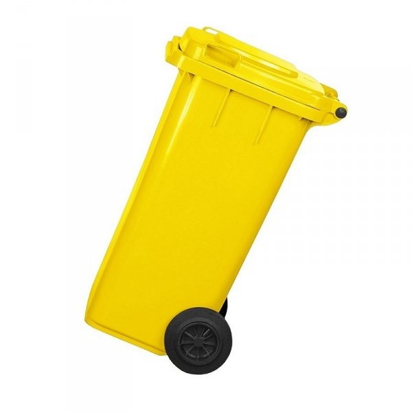 Pojemnik na odpady 120L żółty