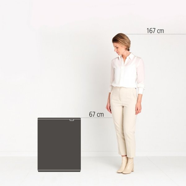 Kosz TOUCH BIN BO 2x30L Matt Steel FPP