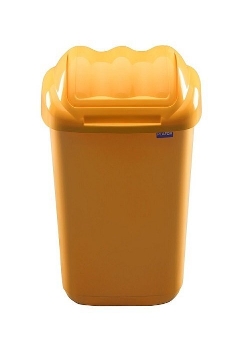 Kosz na śmieci FALA 30L żółty