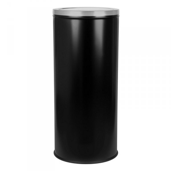 Kosz na śmieci 45L SWING metalowy czarny