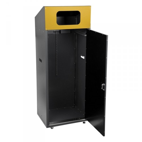 Kosz do segregacji TITAN 180L plastik metal , z funkcją łączenia