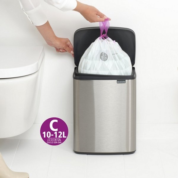 Kosz BO 12L Matt Steel FPP