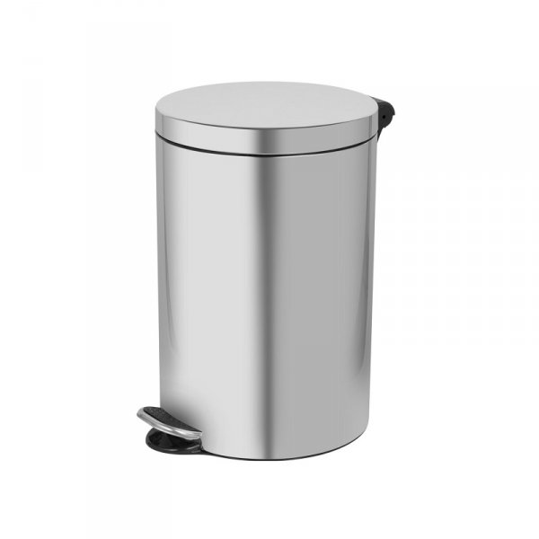 Kosz na śmieci 12L FREEDOM FRESH SOFT stal satyna ( z wolno opadającą pokrywą )
