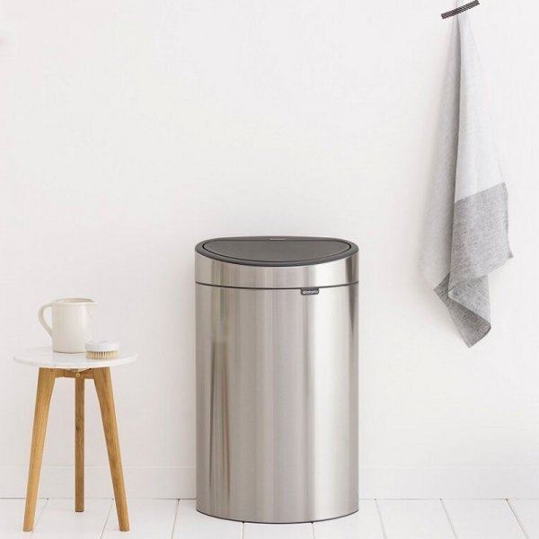 Kosz TOUCH BIN NEW 40L Matt Steel