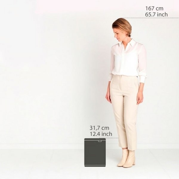 Kosz naścienny BO 7L Soft Beige