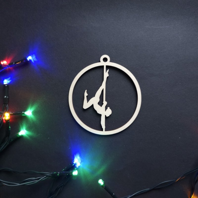 Pole dance Christmas Ornaments, perfect gift for pole dancer, Pole dance Wall Decor