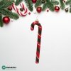 Eleganckie Ozdoby Świąteczne Czerwono-Zielona Laseczka Cukrowa z Szkła od Kamai Christmas Decoration®