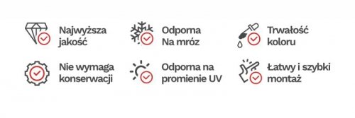 Taśma ogrodzeniowa 52mb Thermoplast® CLASSIC LINE 9,5cm BRĄZ