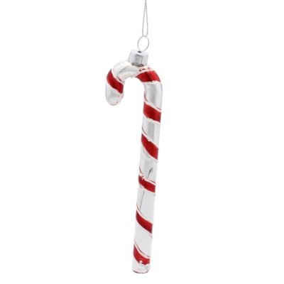 Eleganckie Ozdoby Świąteczne &quot;Laseczka Cukrowa&quot; z Szkła od Kamai Christmas Decoration®