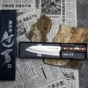 Kanetsune Shirogami #2/SS Nóż Santoku 16,5 cm