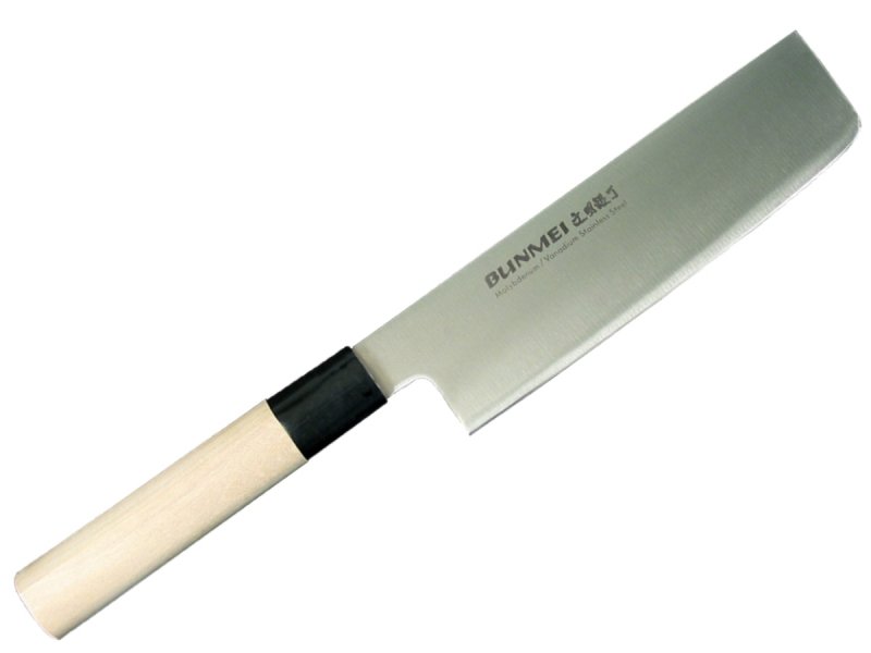 Nóż Usuba Dwustronnie Ostrzony 18cm Bunmei do warzyw