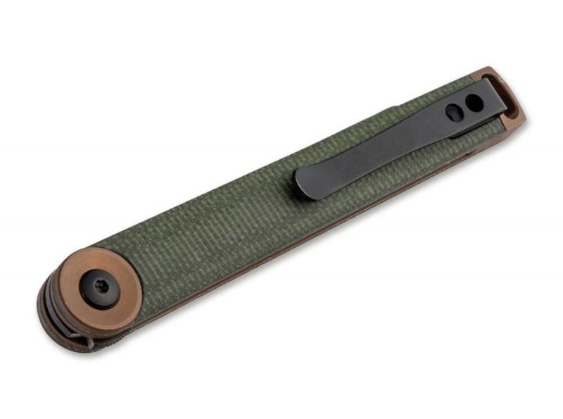 Nóż Böker Plus Kaizen Green Canvas Micarta