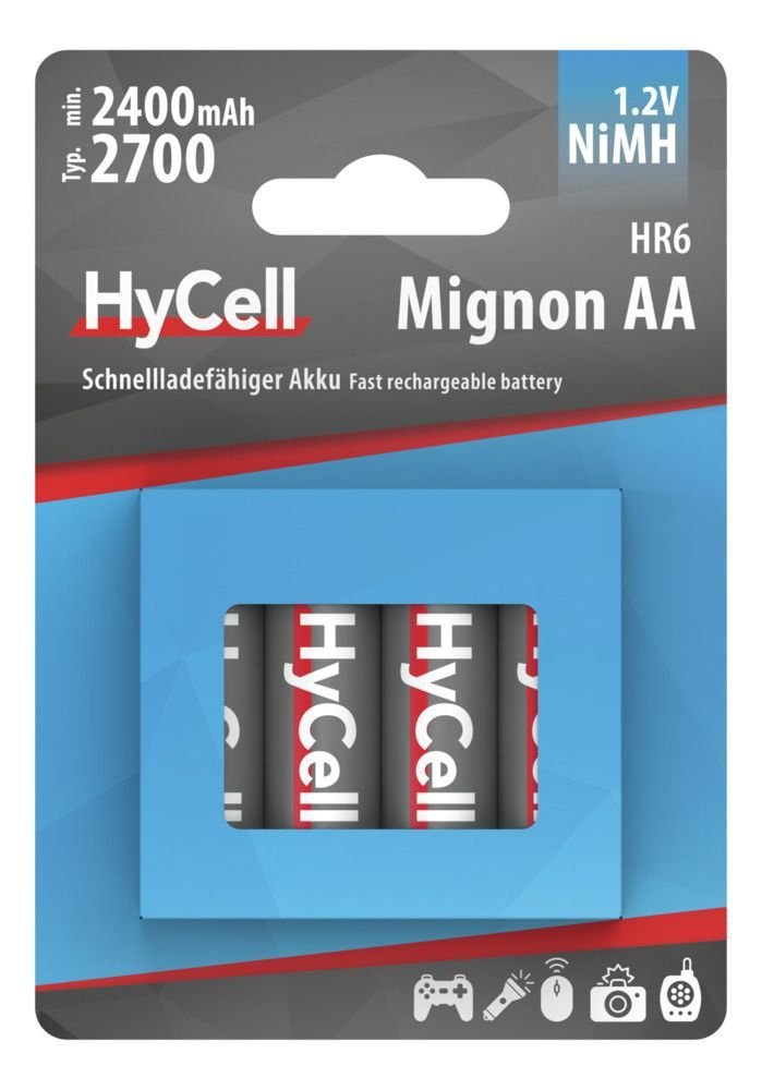 Akumulatory HyCell NiMH AA / HR6 typ 2700, 4 szt