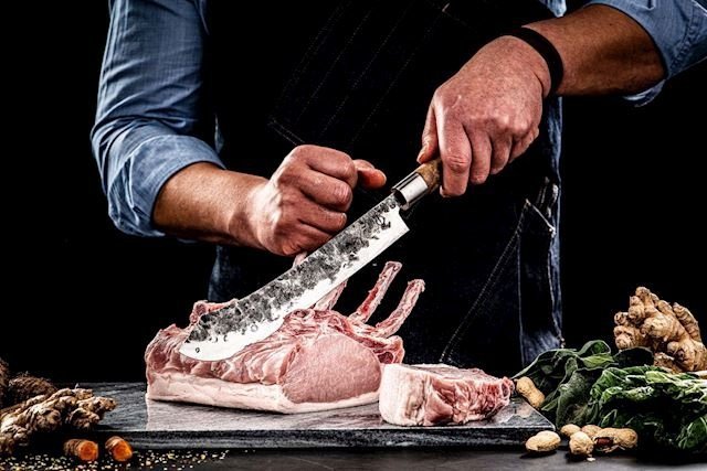 Nóż rzeźniczy Forged VG10 20cm - japońska stal