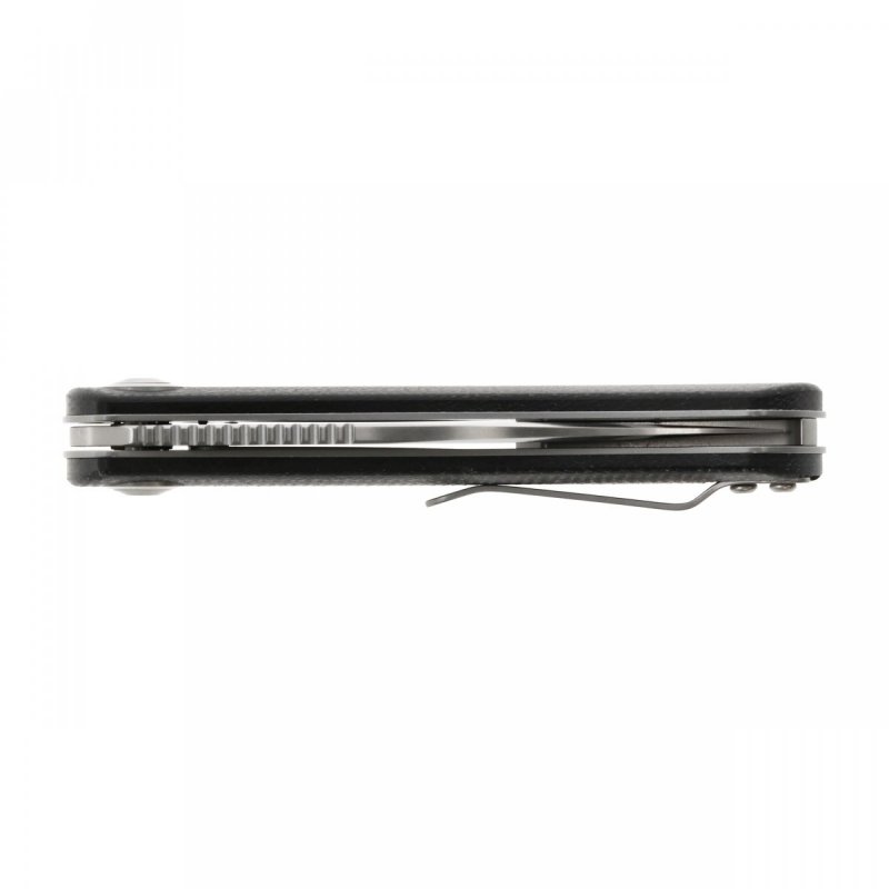 Nóż składany Trollsky Knives Mandu czarny/stalowe ostrze, wersja limitowana