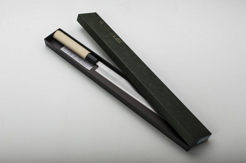 Masahiro Bessen Takohiki 20,5cm do Sushi Węglowa Ostra