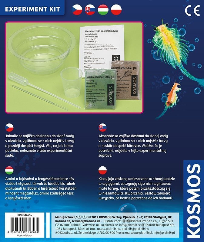 Zestaw Eksperymentalny - Prehistoryczne Żyjątka, uniwersalny Zestaw