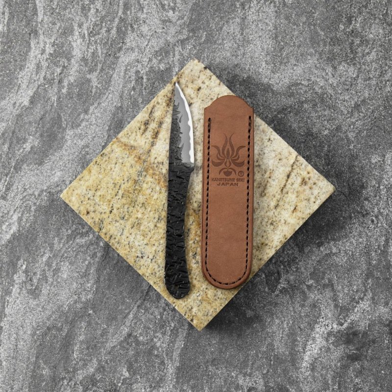 Kanetsune Shirogami#2 Nóż Kiridashi 65 mm prosty