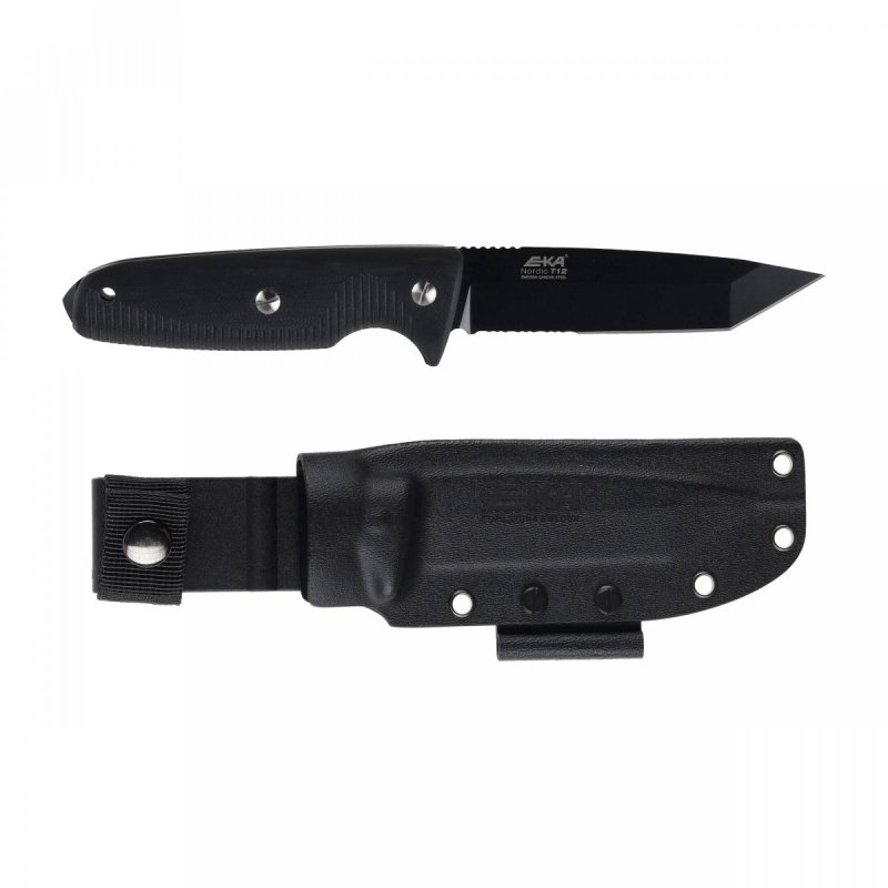 Nóż o stałej klindze Eka Nordic W12 czarny