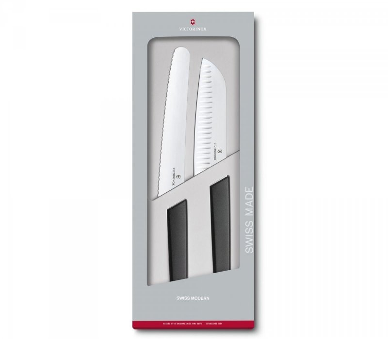 Zestaw 2 noży kuchennych Swiss Modern Victorinox  czarny  6.9093.22G