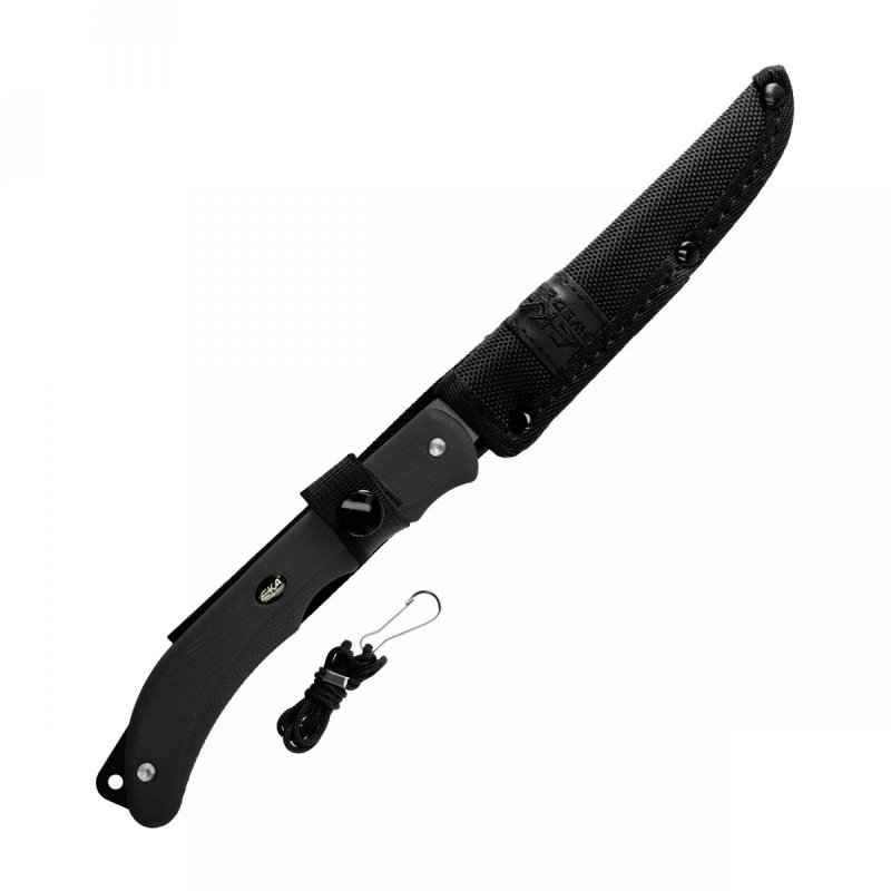 Nóż o stałej klindze Eka DUO czarny