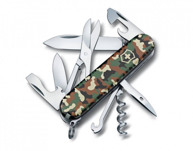 Scyzoryk Victorinox Climber Camouflage, 14 funkcji, kamuflaż
