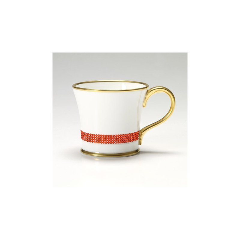 Kubek do kawy z kryształkami Swarovskiego (Hyacinth)