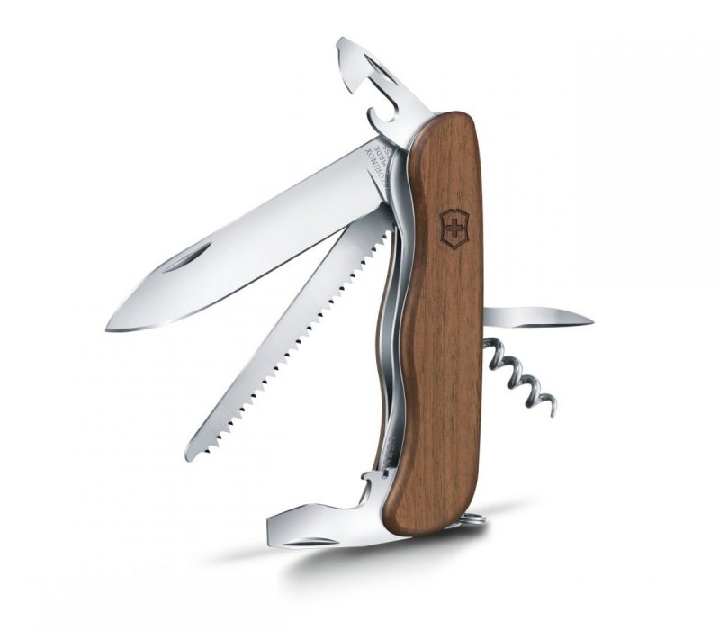 Scyzoryk Victorinox Forester Wood, 10 funkcji, drzewo orzechowe