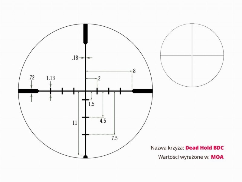 Luneta celownicza Vortex Diamondback 3,5-10x50 1'' BDC/V-PLEX