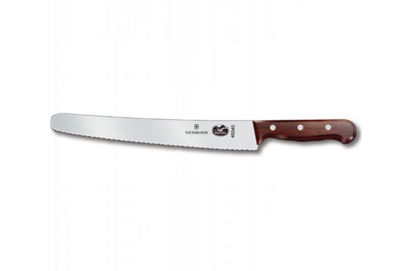 Nóż do ciasta Victorinox 26cm, ząbkowane ostrze, drewno