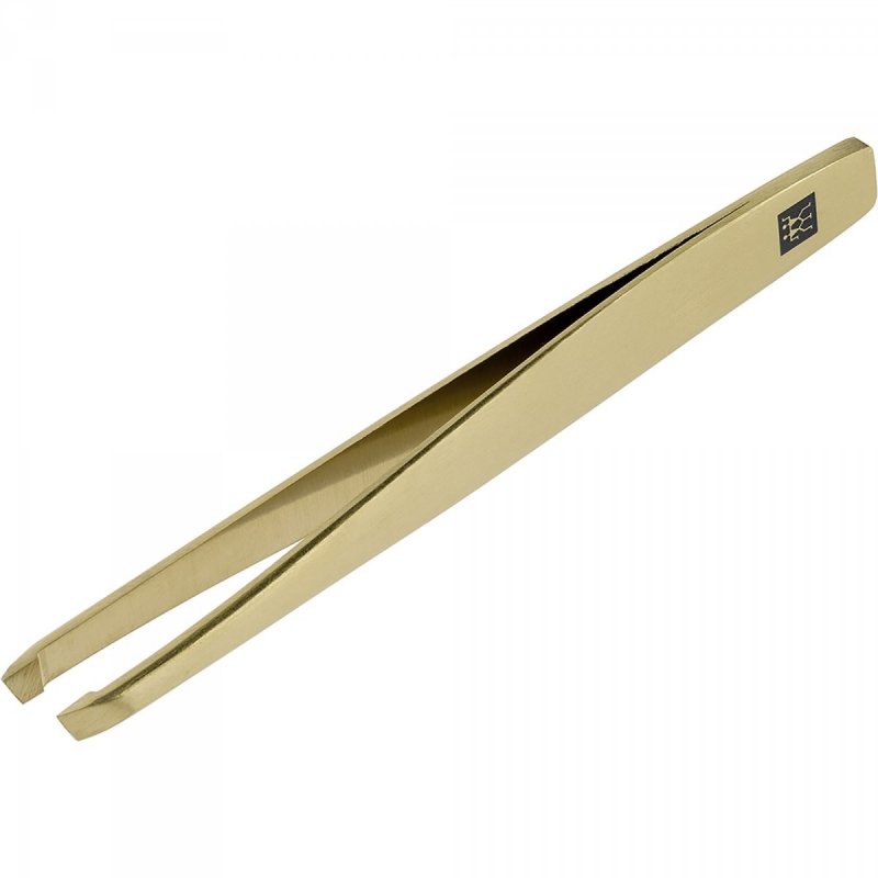 Zwilling Twinox Gold Edition pęseta ukośna złota 9cm