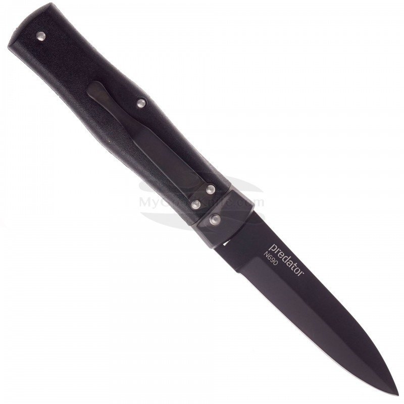 Nóż automatyczny Mikov Predator Blackout 241-BH-1/B/KLIP V1804762 9,5cm.