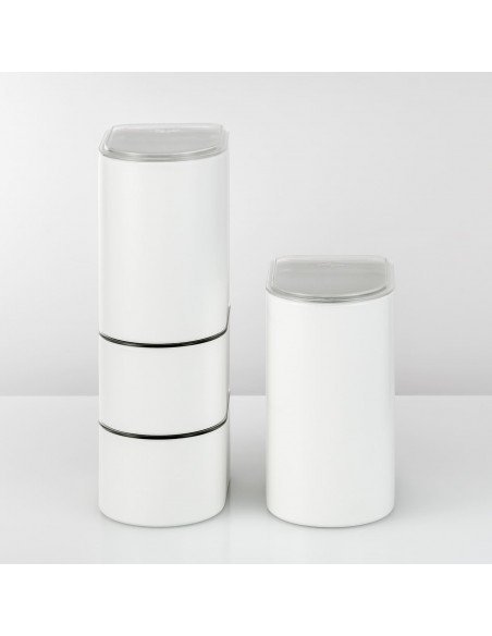 Pojemnik Wesco Loft 3L Czarny Mat Stalowy Akryl Stackable