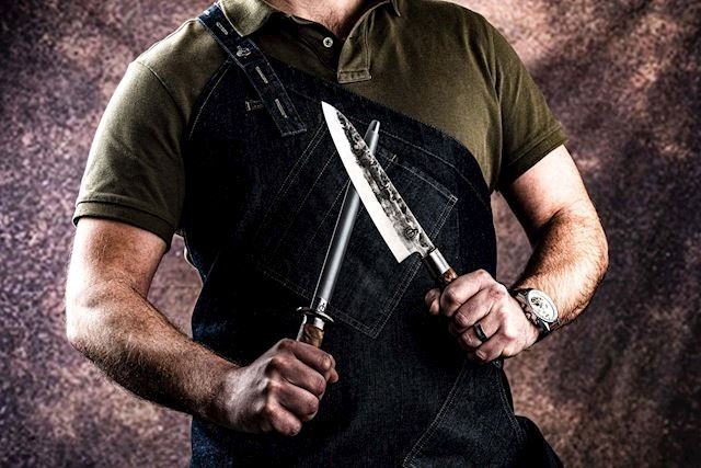 Ostrzałka Forged VG10 Diament 26cm - do noży, stal, drewniane pudełko