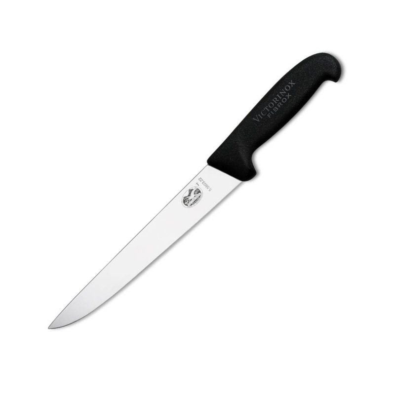 Nóż do usuwania kości Victorinox Fibrox - Precyzyjne krojenie mięsa, antypoślizgowa rękojeść - Stal nierdzewna, 20 cm - Victorinox