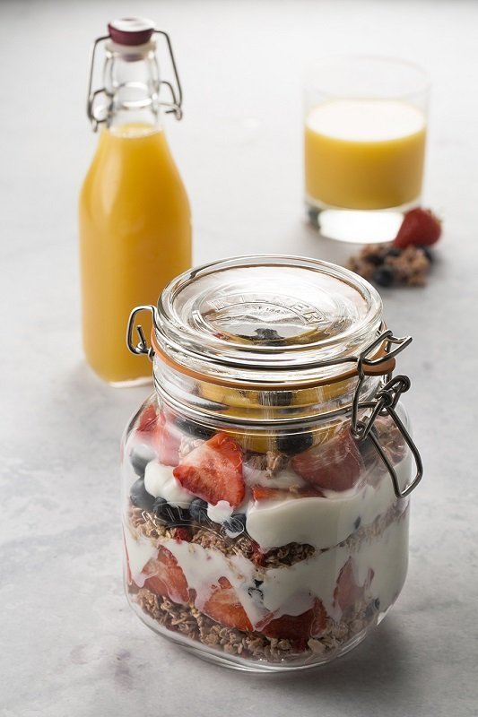 Kilner  Słoik 1l, Square Clip Top Jar