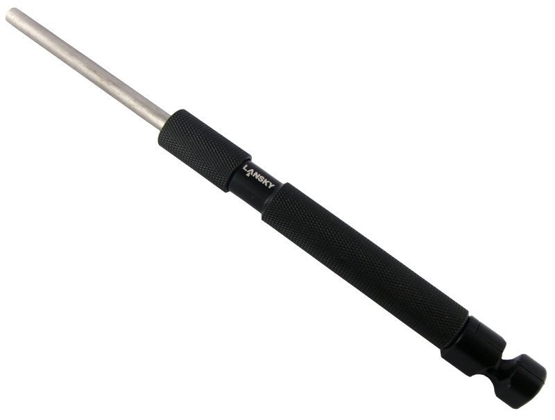 Kieszonkowa ostrzałka diamentowa Lansky Tactical LCD02 - Ostrzenie noży składanych, survivalowych i turystycznych, węglik wolframu i diament - 15,5 cm - Lansky