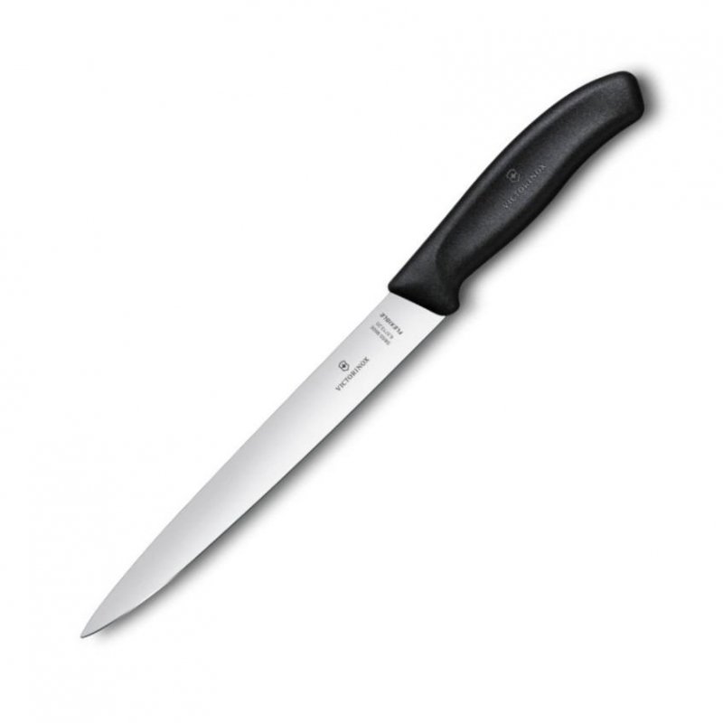 Nóż do filetowania Victorinox 6.8713.20 - Elastyczne ostrze, ergonomiczna rękojeść, do precyzyjnego filetowania ryb - 20 cm - Victorinox
