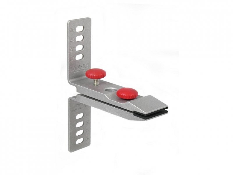 Zacisk Lansky Soft Grip RCLAMP aluminium 4 kąty gumowy