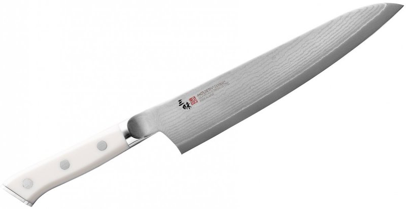 Mcusta Zanmai Classic Damascus Corian Nóż Szefa - Lekki, ostrze z 33-warstwowej stali VG-10, do krojenia i szatkowania - 21 cm - Mcusta Zanmai