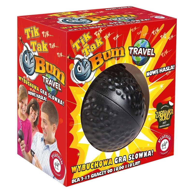 Tik Tak Bum Podróżna Piatnik - Gra Słowna