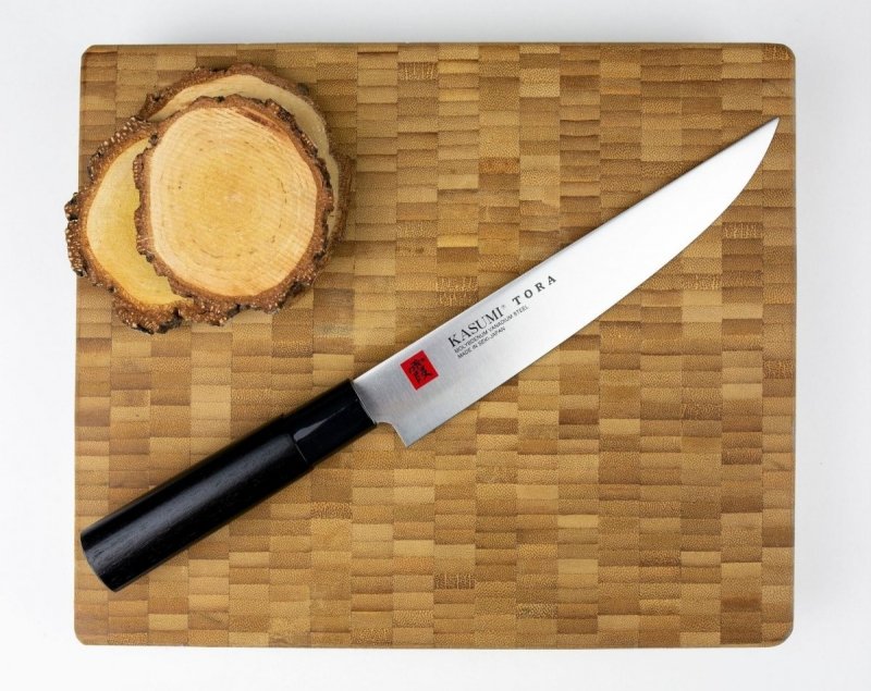 Nóż kuchenny Kasumi Tora 20cm, stal molibdenowo-wanadowa, drewno magnolii