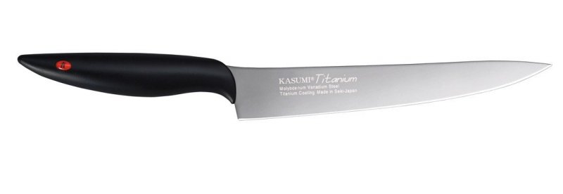 Kasumi nóż Wąski Kuty Titanium Dł. 20 Cm