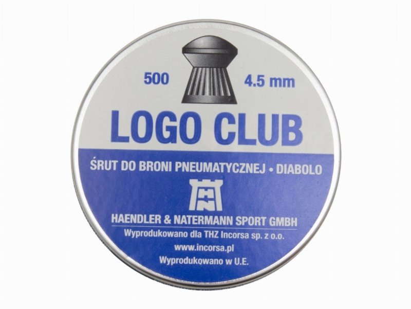 Śrut H&amp;N Logo Club 4.5 mm - 500 szt.