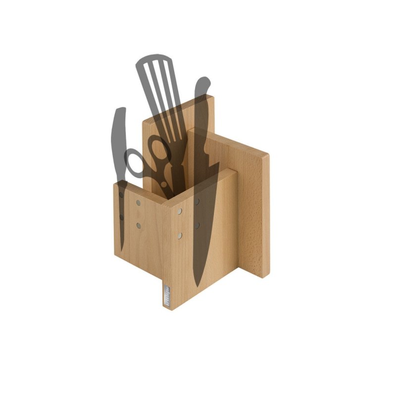 Magnetyczny Stojak Na Noże Z Pojemnikiem Kombi Artelegno