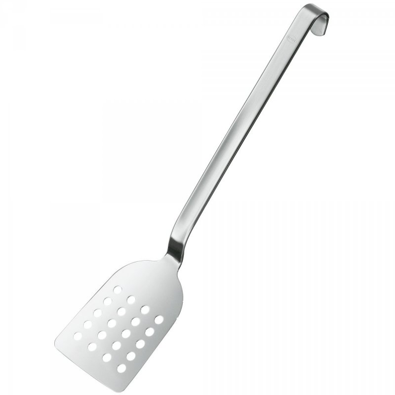 Łopatka perforowana do patelni z haczykiem 33cm - Roesle