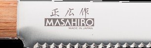 Nóż Masahiro Sankei Bread 21 cm ząbkowany brązowy MBS-26