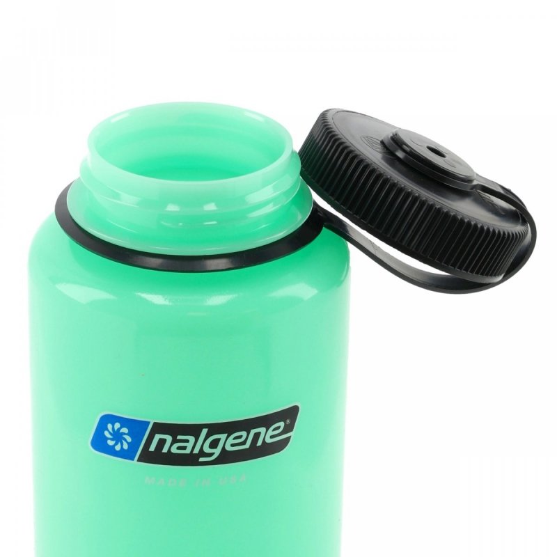 Butelka Nalgene Wide Mouth 1 l Glow Green