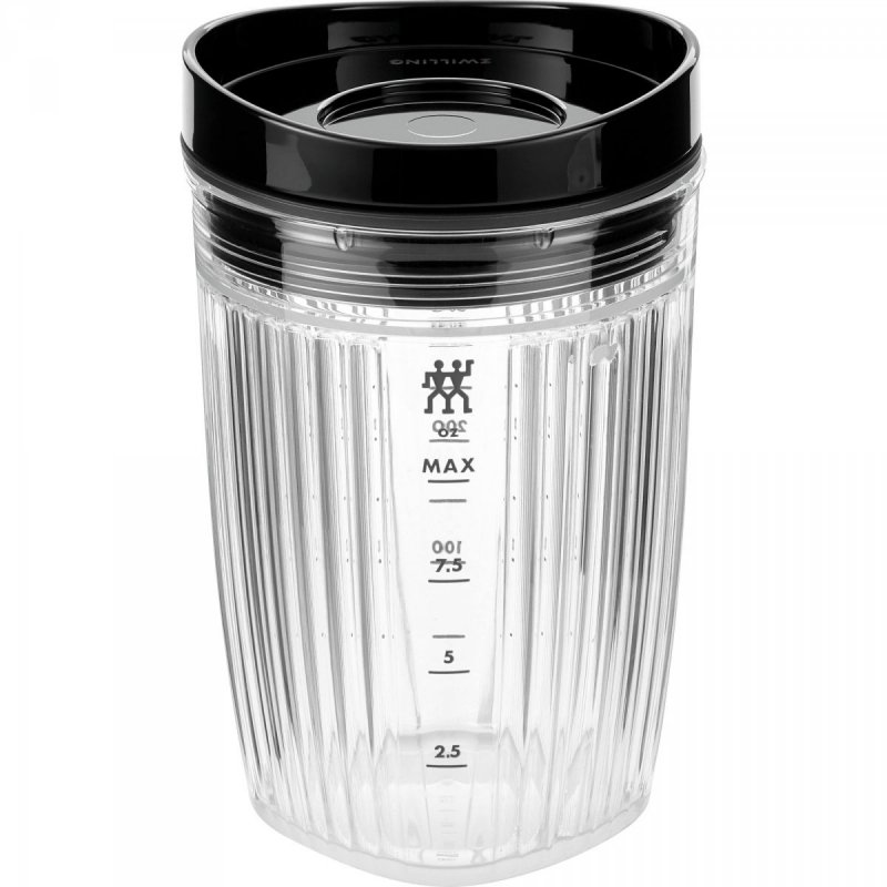 Bidon Do Blendera Z Pokrywką Próżniową 300 Ml Czarny Enfinigy Zwilling