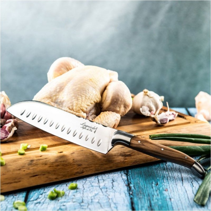 Nóż Laguiole Santoku Olive